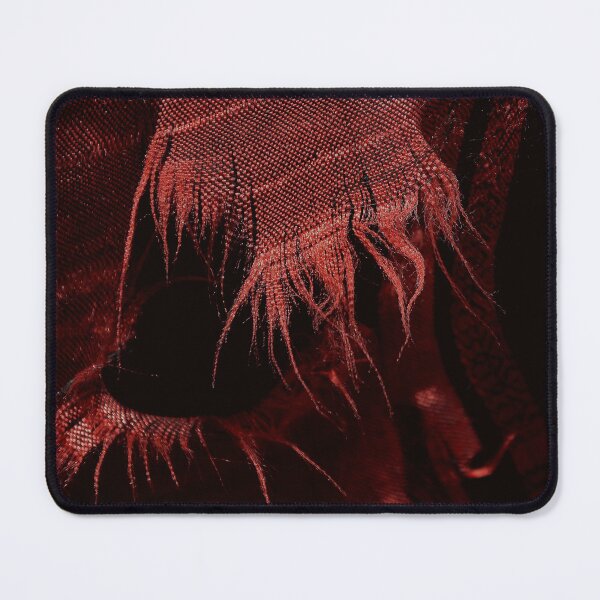 Item preview, Abstract Distressed Red Fabric Texture - Dark Grunge Macro Photography designed and sold by BeyaDh.