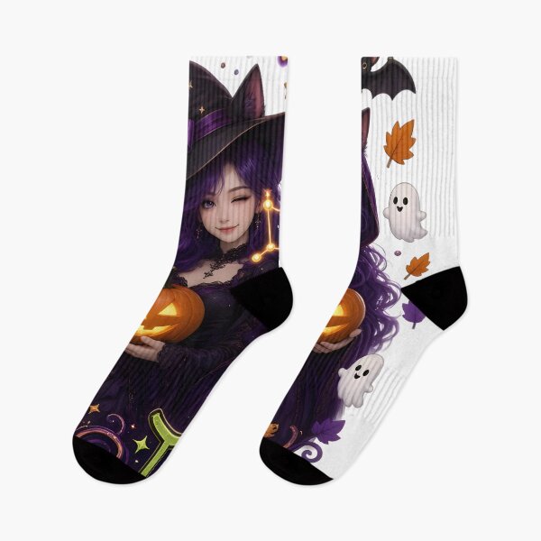 Item preview, Gemini Twin Witches Pumpkin Magic designed and sold by Zodiac Celestial Art.
