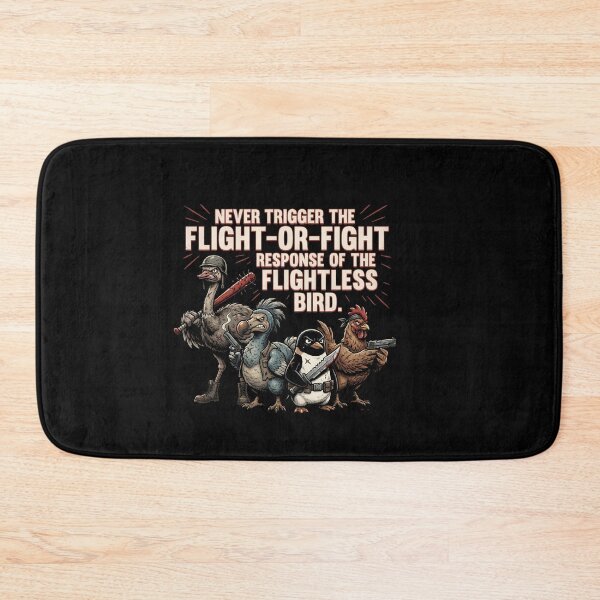 Item preview, Never Trigger The Flight-Or-Fight Response Of The Flightless Bird Funny Animals Humor designed and sold by w66aboo.
