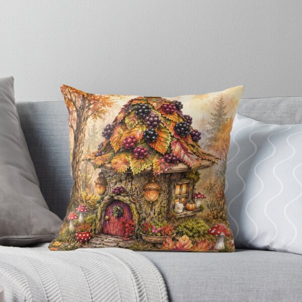 Item preview, Cottagecore Autumn Fairy House designed and sold by Dew Drop Crafts .