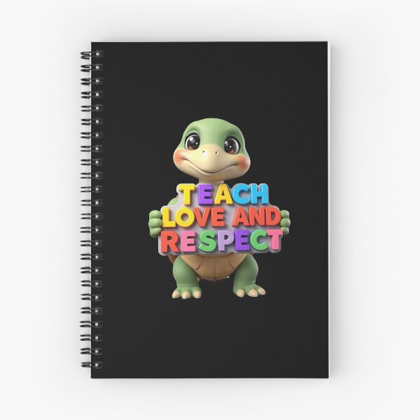 Item preview, Teach Love and Respect - cartoon turtle designed and sold by Stefrait-7.