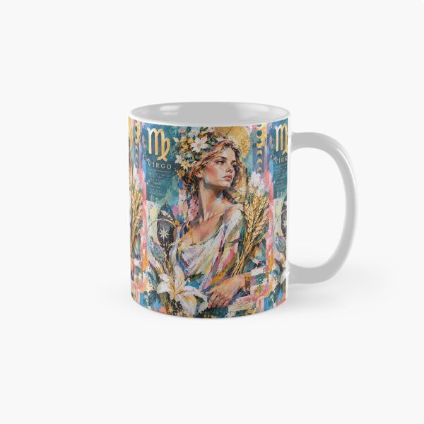 Item preview, Virgo Painting – Mystical Zodiac Goddess and Stars designed and sold by GalleryKauffeld.