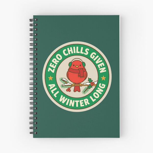 Item preview, Zero Chills Given All Winter Long Robin Badge designed and sold by DripCultureLab.