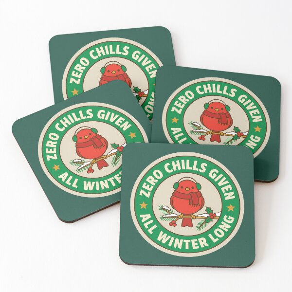 Item preview, Zero Chills Given All Winter Long Robin Badge designed and sold by DripCultureLab.