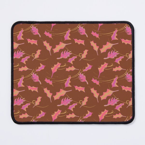 Item preview, Colorful Fall Leaves on Brown designed and sold by MayCartPrintArt.