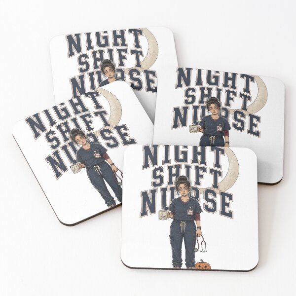 Item preview, Night Shift Skeleton Nurse Spooky Hospital Worker designed and sold by LiviuGligoros.