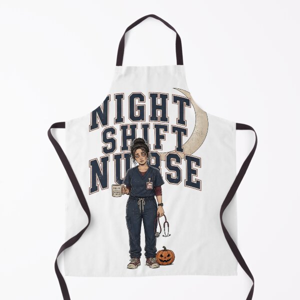 Item preview, Night Shift Skeleton Nurse Spooky Hospital Worker designed and sold by LiviuGligoros.