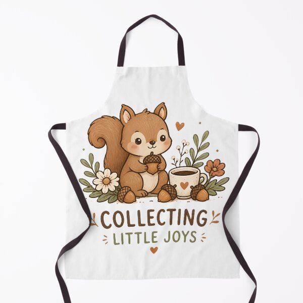 Item preview, Collecting Little Joys Squirrel Coffee Acorns Cute Autumn Aesthetic designed and sold by dreamz-world.