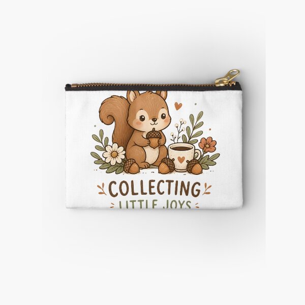 Item preview, Collecting Little Joys Squirrel Coffee Acorns Cute Autumn Aesthetic designed and sold by dreamz-world.