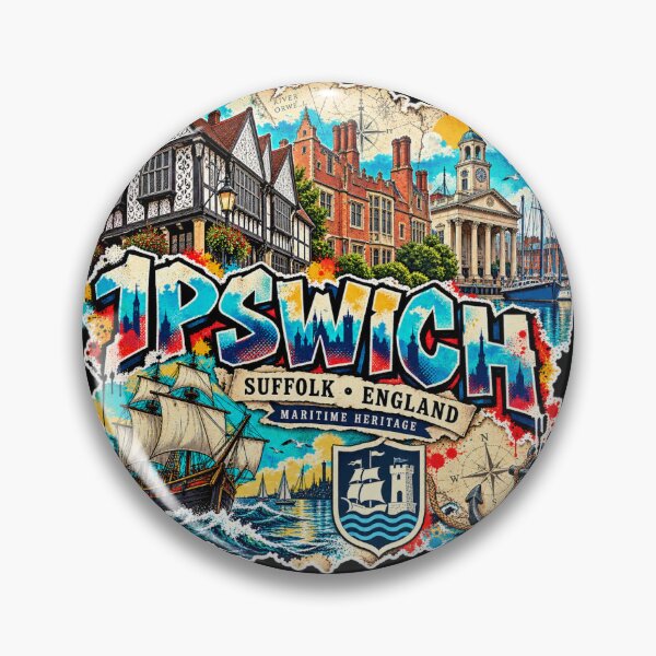 Item preview, Ipswich — Maritime Heritage Meets Street Art designed and sold by URBIVO.