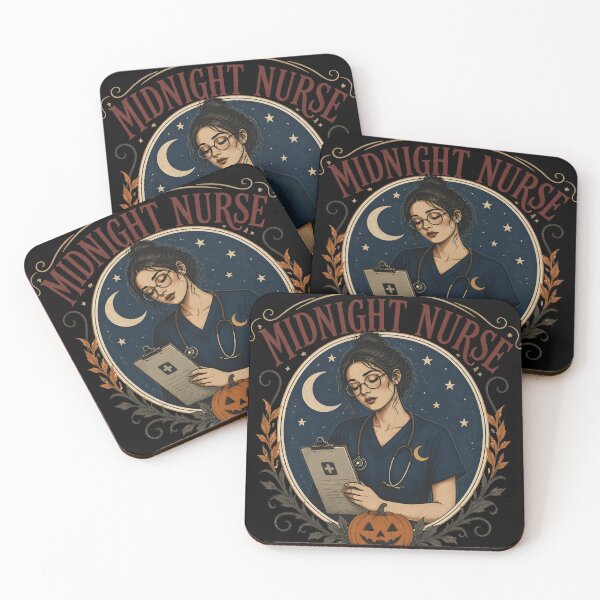 Item preview, Midnight Nurse Spooky Moonlit Hospital Night Shift designed and sold by LiviuGligoros.