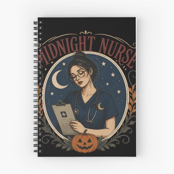 Item preview, Midnight Nurse Spooky Moonlit Hospital Night Shift designed and sold by LiviuGligoros.