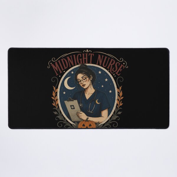 Item preview, Midnight Nurse Spooky Moonlit Hospital Night Shift designed and sold by LiviuGligoros.