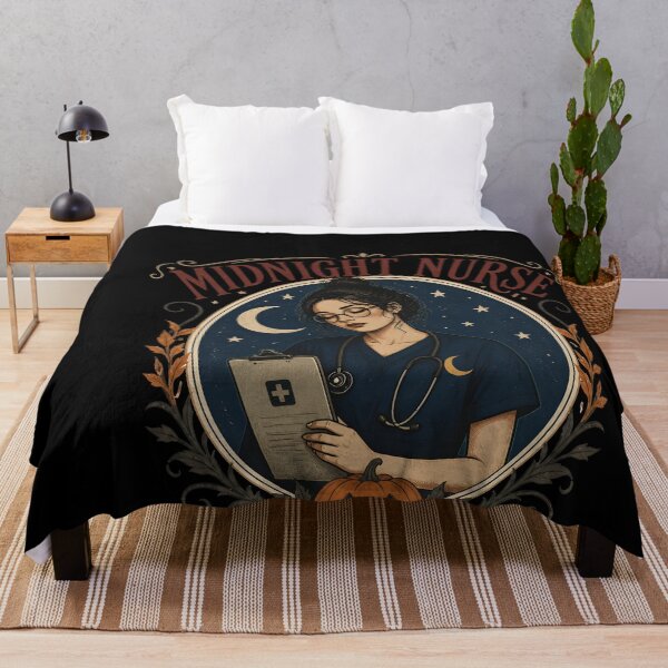 Item preview, Midnight Nurse Spooky Moonlit Hospital Night Shift designed and sold by LiviuGligoros.