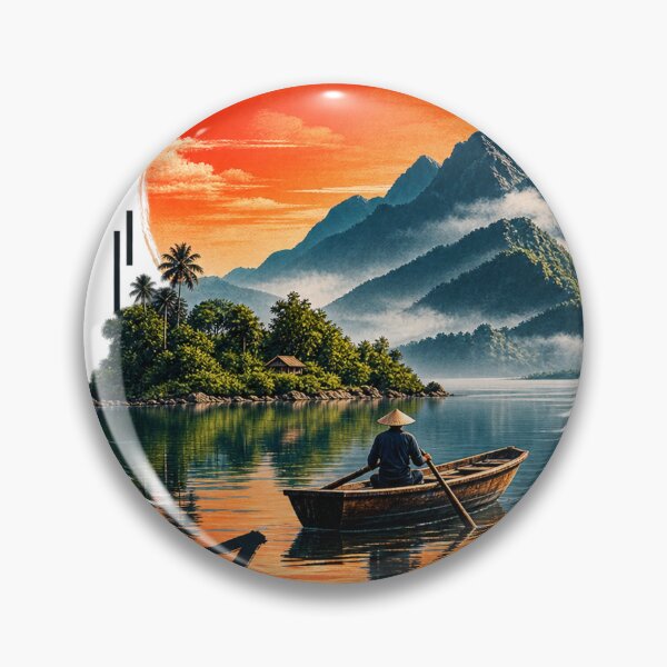 Item preview, Journey To New Horizons Oriental Mountain Sunset designed and sold by NestTshirt.