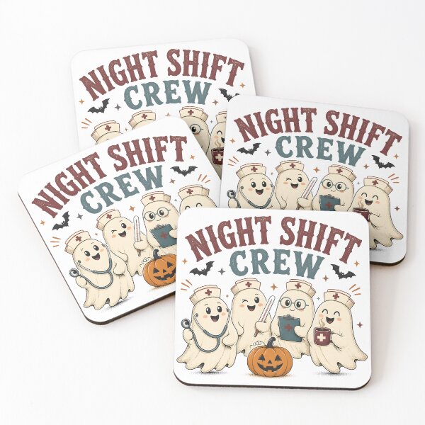Item preview, Night Shift Crew Spooky Hospital Team Nurse designed and sold by LiviuGligoros.