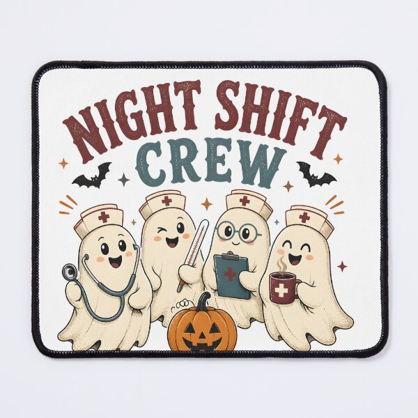 Item preview, Night Shift Crew Spooky Hospital Team Nurse designed and sold by LiviuGligoros.