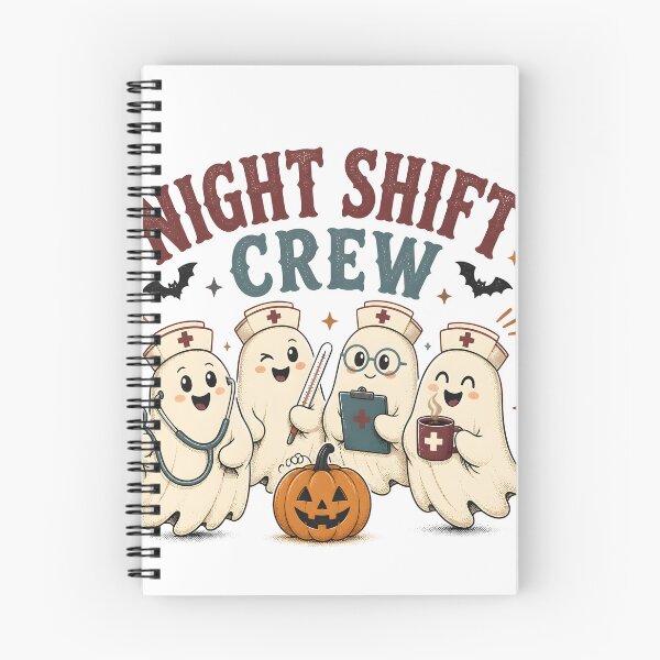 Item preview, Night Shift Crew Spooky Hospital Team Nurse designed and sold by LiviuGligoros.