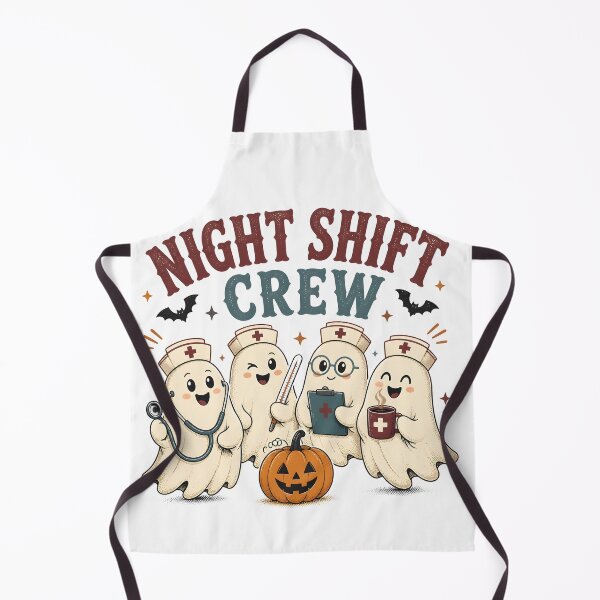 Item preview, Night Shift Crew Spooky Hospital Team Nurse designed and sold by LiviuGligoros.