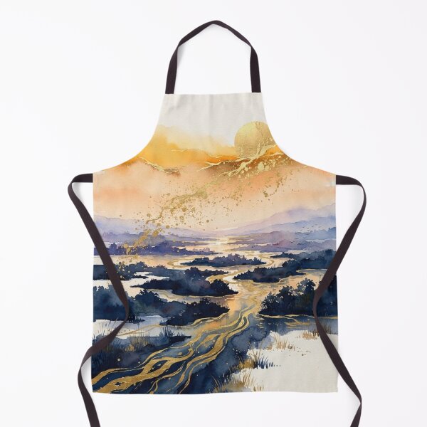 Item preview, Sunset in the Pre-Delta National Park in Watercolor - Argentine Landscapes designed and sold by Esencia Argentina.