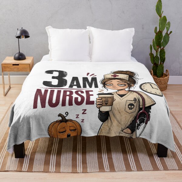 Item preview, 3 AM Nurse Tired Night Shift Hospital Worker designed and sold by LiviuGligoros.