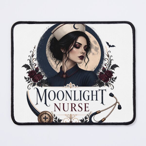Item preview, Moonlight Nurse Spooky Night Shift Hospital designed and sold by LiviuGligoros.
