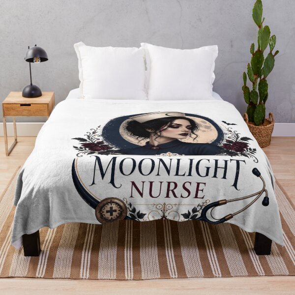 Item preview, Moonlight Nurse Spooky Night Shift Hospital designed and sold by LiviuGligoros.