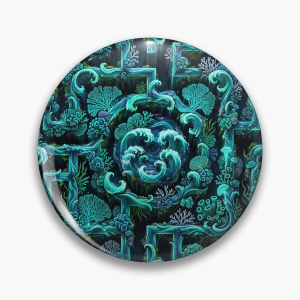 Item preview, Neon Ocean Maze Bioluminescent Labyrinth designed and sold by Robert Lucio.