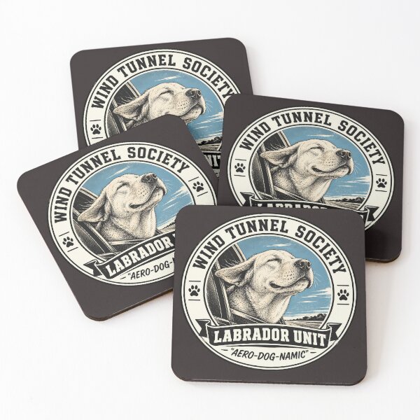 Item preview, Wind Tunnel Society - Labrador Unit - Aero-dog-namic/ Funny Labrador Dog Badge Logo  designed and sold by Halejo68.
