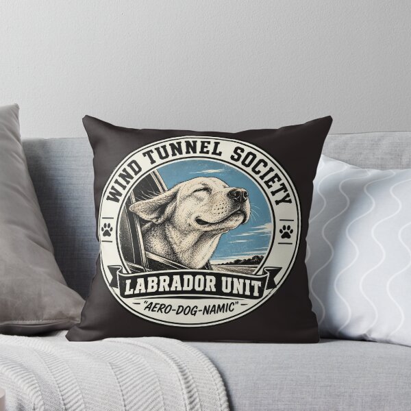 Item preview, Wind Tunnel Society - Labrador Unit - Aero-dog-namic/ Funny Labrador Dog Badge Logo  designed and sold by Halejo68.