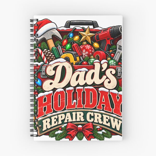 Item preview, Dads Holiday Repair Crew Funny Dad Toolbox Christmas designed and sold by 198tees.