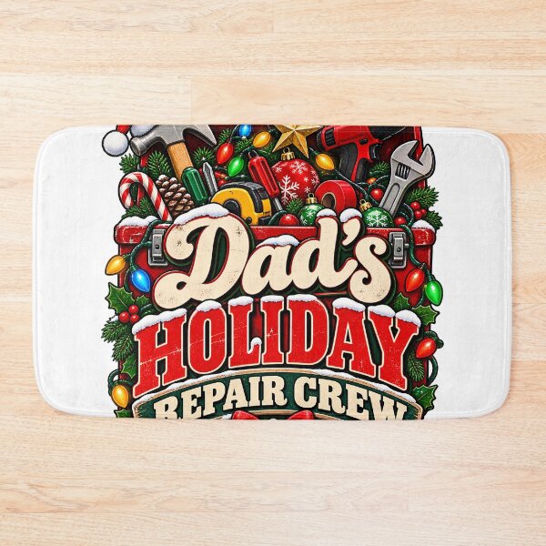 Item preview, Dads Holiday Repair Crew Funny Dad Toolbox Christmas designed and sold by 198tees.