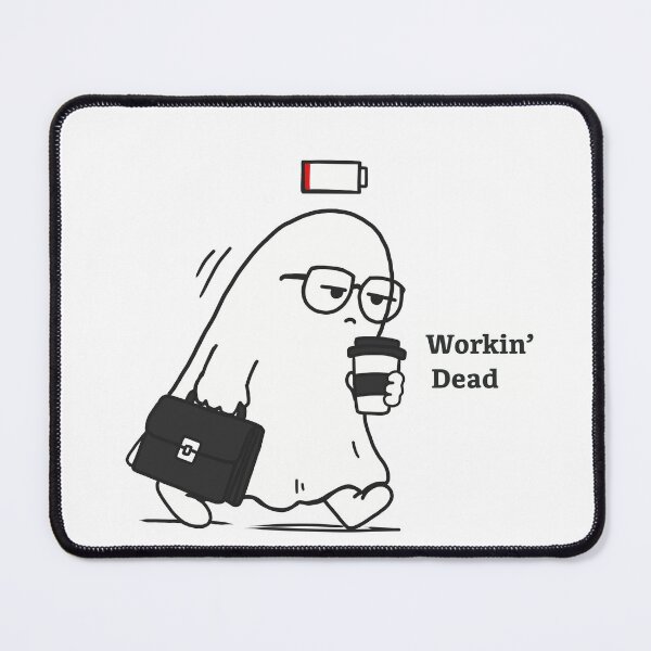 Item preview, Workin’ Dead – Burnout Ghost designed and sold by Almost Bored Studio.