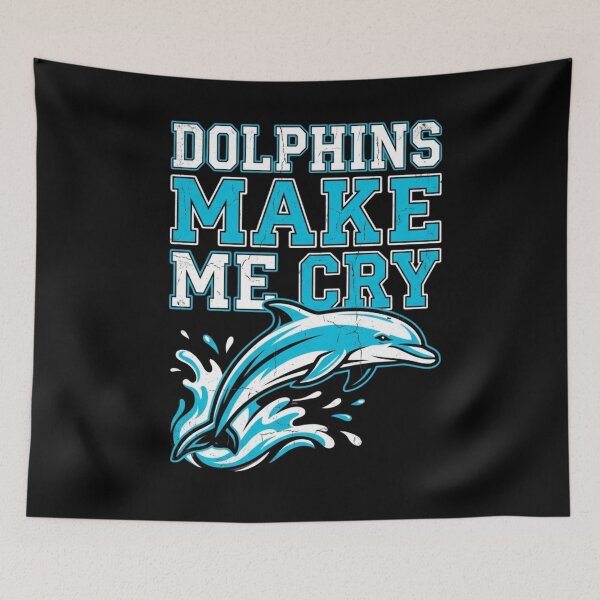 Item preview, Dolphins Make Me Cry Funny Dolphin Lover Marine Animal designed and sold by w66aboo.