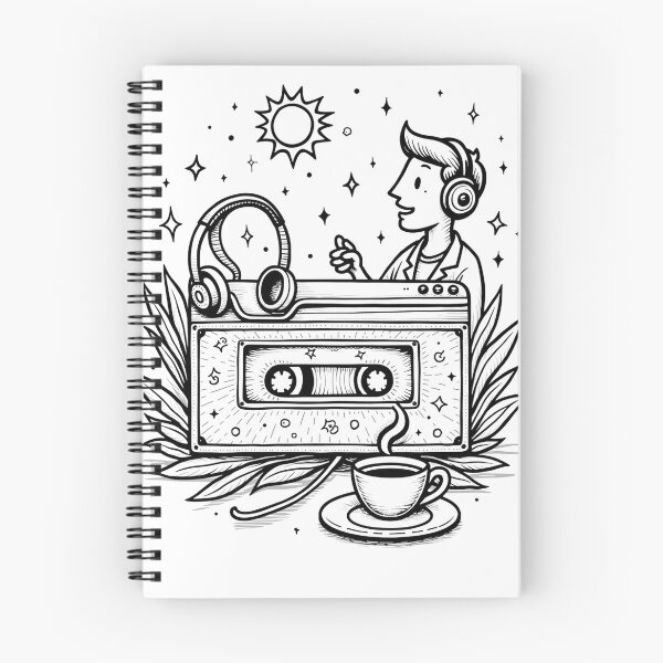 Item preview, Podcast Listener's Cassette Tape Tattoo Flash designed and sold by Qubivibe.