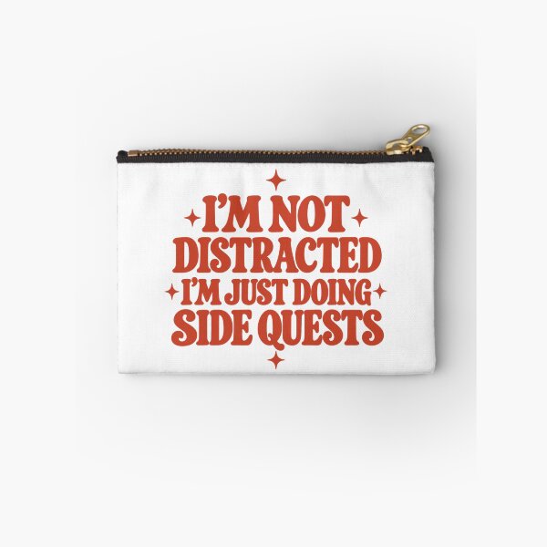 Item preview, I'm Not Distracted – Retro Side Quests Humor with Stars designed and sold by PalleteCreation.
