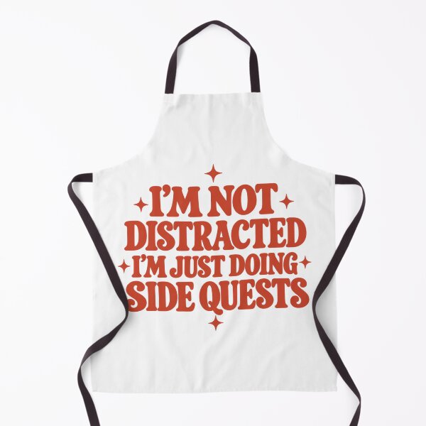 Item preview, I'm Not Distracted – Retro Side Quests Humor with Stars designed and sold by PalleteCreation.
