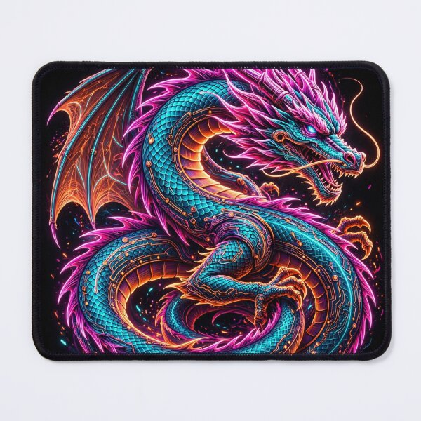 Item preview, Neon Dragon Electric Glow Fantasy designed and sold by Robert Lucio.