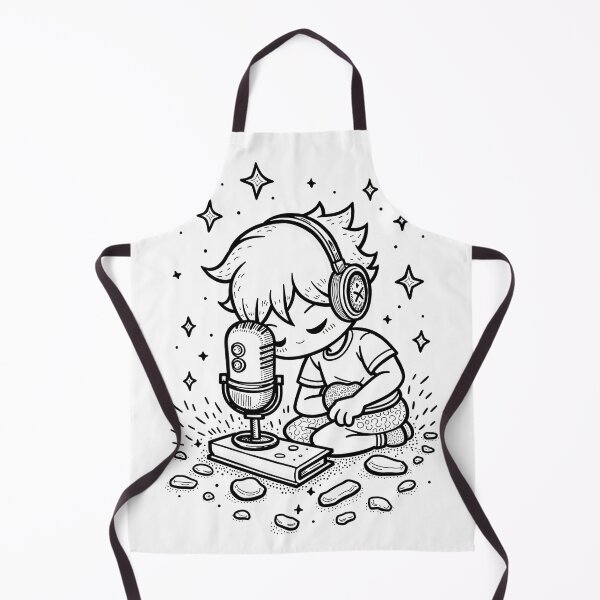 Item preview, Cartoon Podcaster with Sacred Geometry Tattoo Flash designed and sold by Qubivibe.