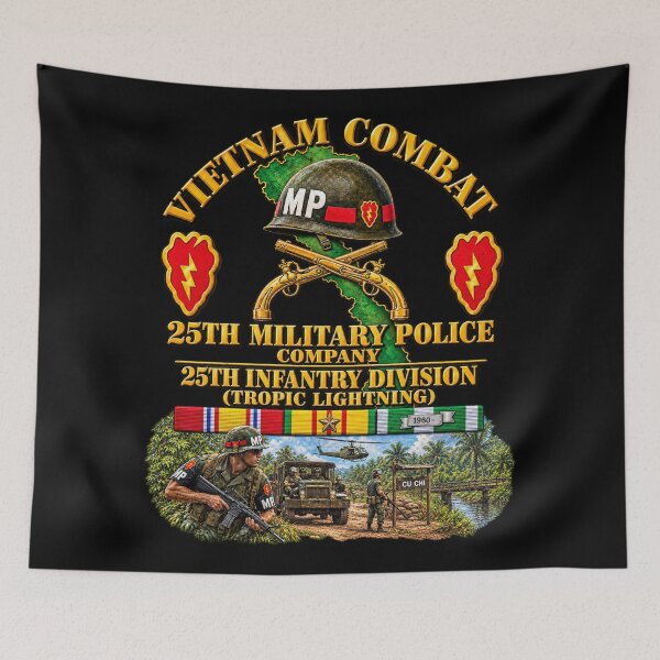 Item preview, Army - Vietnam Combat Veteran w 25th Military Police Co w 25th ID - 3D - Enhanced designed and sold by Military Insignia Products.