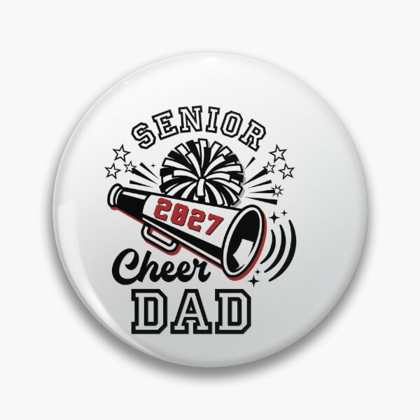 Artikelvorschau, Copy of Senior Cheer Dad 2027 Proud Cheerleading Father  entworfen und verkauft von w66aboo.