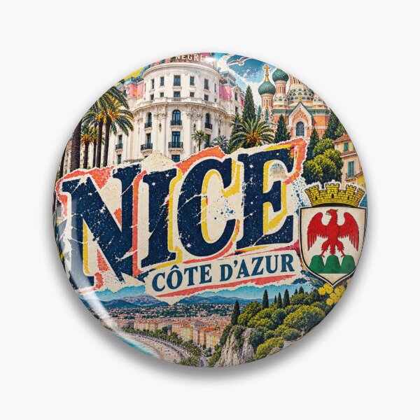 Item preview, Nice Côte d’Azur — Riviera Heritage Streetwear Art designed and sold by URBIVO.