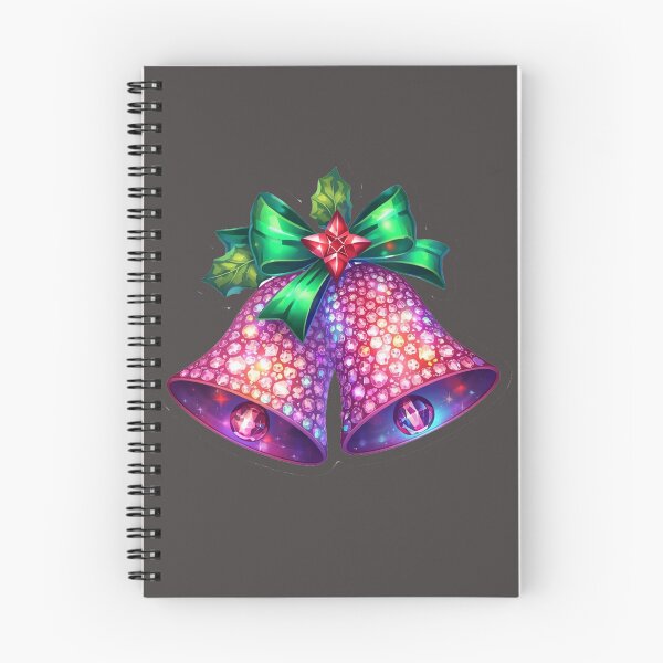 Item preview, Purple Christmas Bells with Green Bow designed and sold by MargaretPolanco.