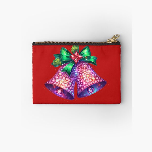 Item preview, Purple Christmas Bells with Green Bow designed and sold by MargaretPolanco.