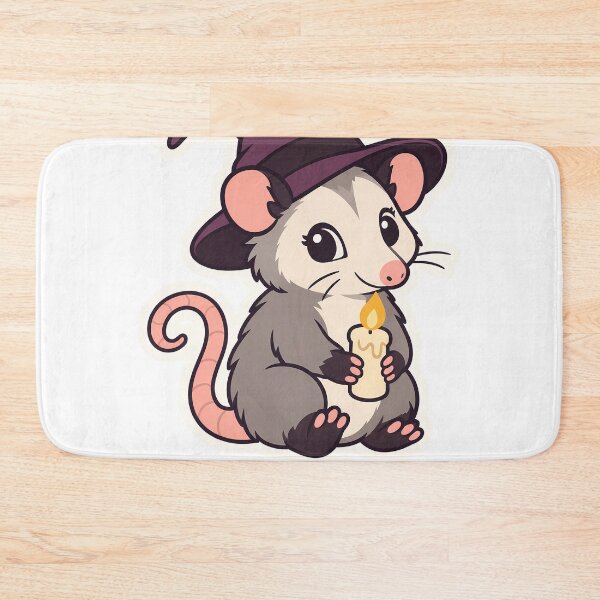 Item preview, Witchy Possum Holding Candle Avoidance Issues designed and sold by OuqCreations.