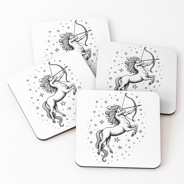Item preview, Sagittarius Centaur Archer Tattoo Flash Design designed and sold by Qubivibe.