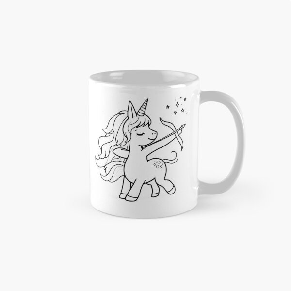 Item preview, Chibi Sagittarius Centaur Girl Tattoo Flash Design designed and sold by Qubivibe.
