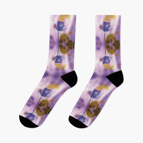 Item preview, Collage of reflected colored flowers designed and sold by Sock Garden.