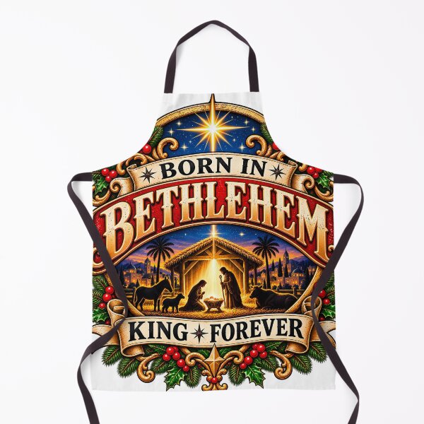 Item preview, Born In Bethlehem King Forever Nativity Christian Christmas designed and sold by 198tees.