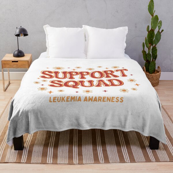 Item preview, Support Squad Leukemia Awareness Orange Ribbon Blood Cancer designed and sold by w66aboo.